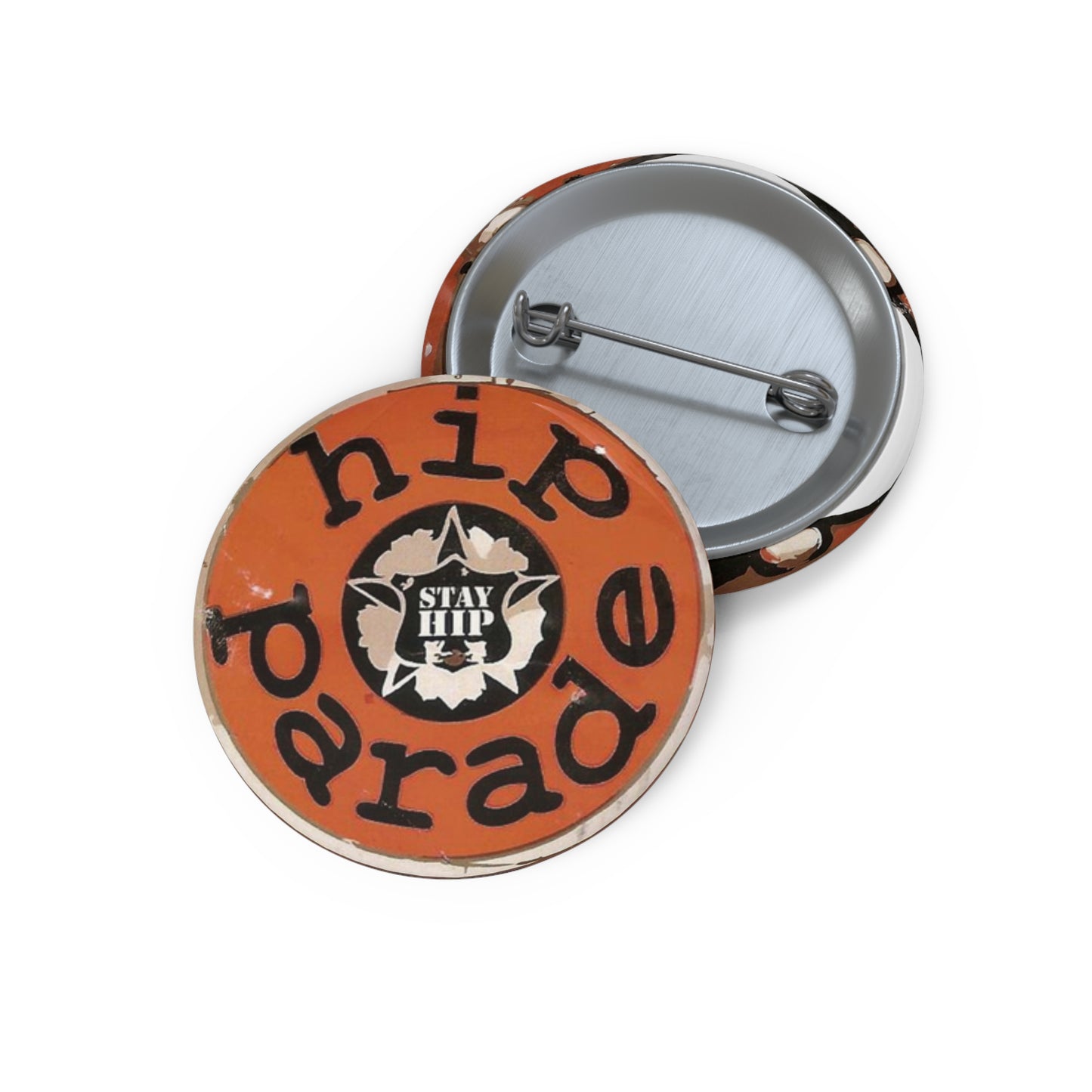 Original Hip Parade Pin Buttons